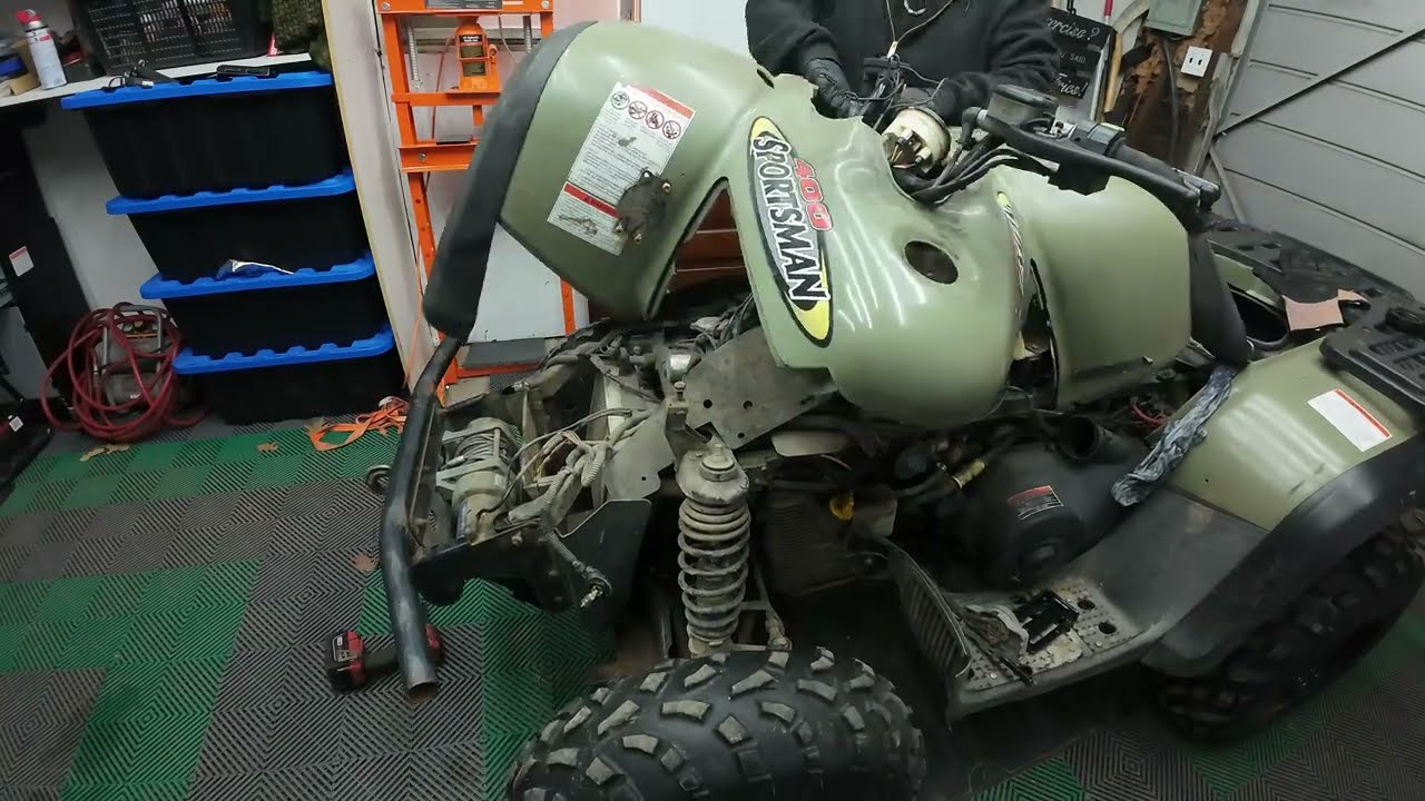 Should be Free?. How was it even running? 2001 Polaris Sportsman from rough To Workhorse (PART2)