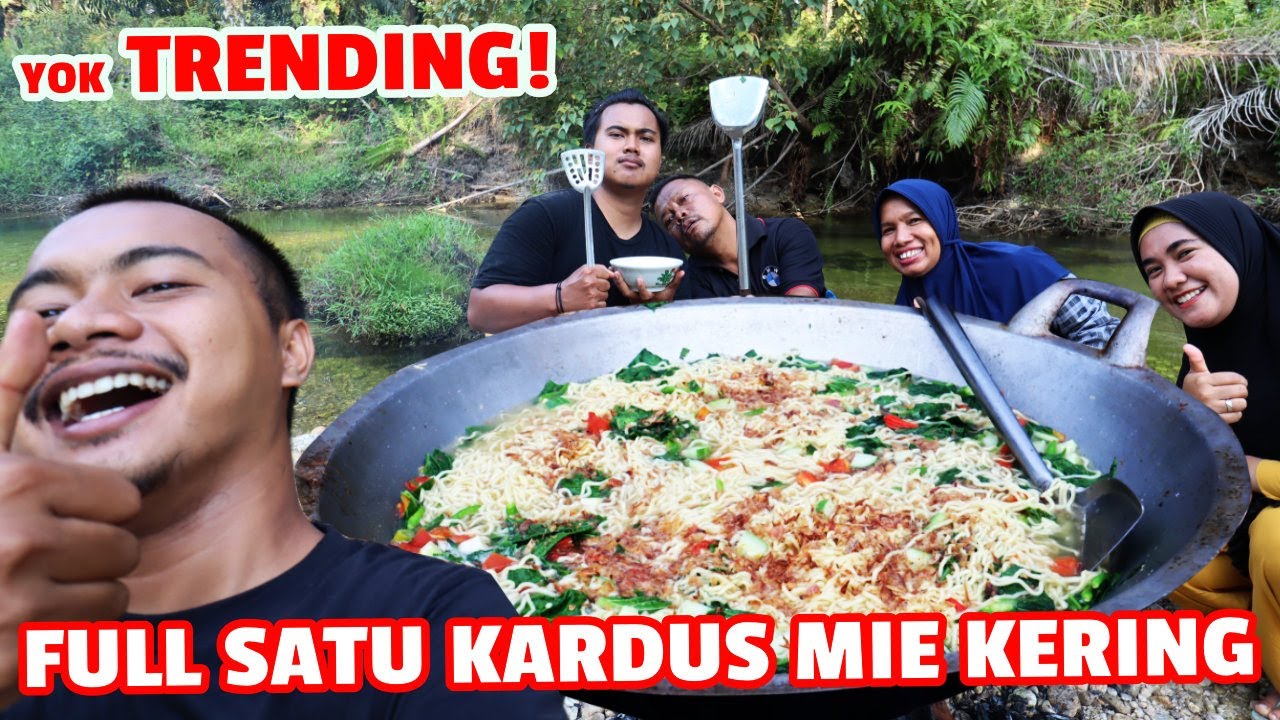 MASAK MIE REBUS SATU PENGGORENGAN BESAR❗️