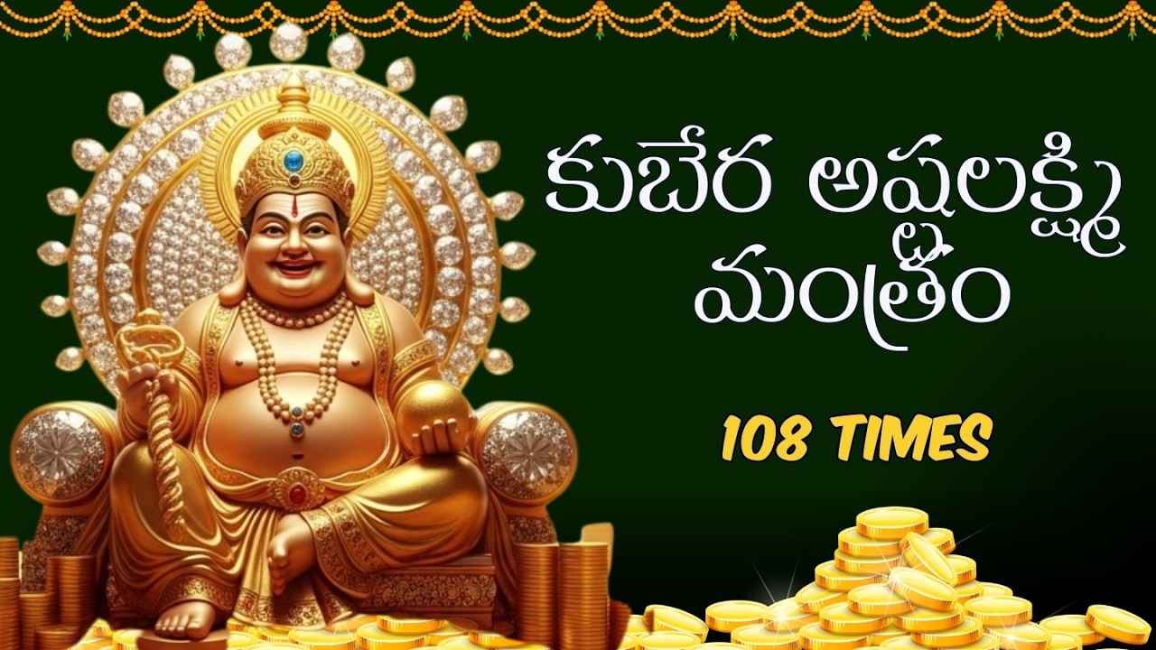 కుబేర అష్టలక్ష్మి మంత్రం | KUBERA ASHTA LAKSHMI MANTRA | MONEY FLOW | LAXMI KUBERA MANTRA💰