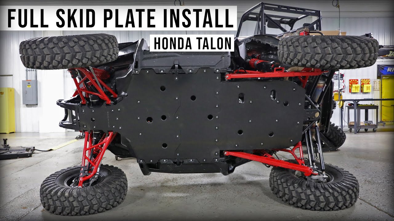 Honda Talon 1000 SuperATV Full SKid Plate Install | How To