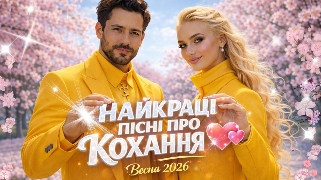 Тільки Найкрасивіші Українські Пісні про Кохання 💞 Весняні Хіти 2026 | Слухати Без Перерви