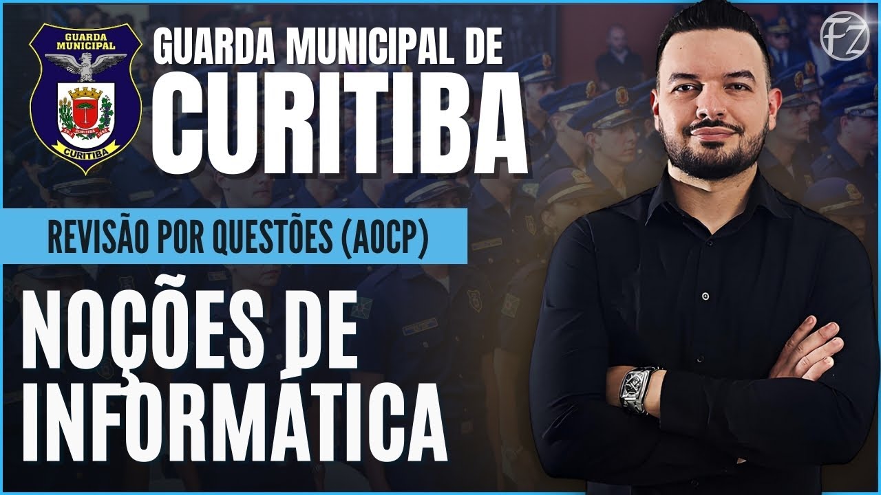 GUARDA MUNICIPAL DE  CURITIBA | QUESTÕES AOCP: INFORMÁTICA