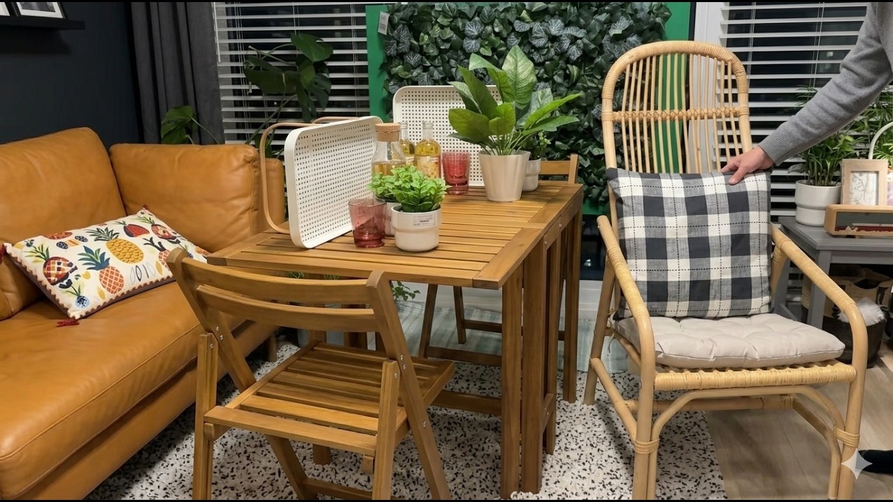 阿婆选 高背藤椅 很有感觉  Ikea 夏季户外家居新品 都好喜欢 【Garden Time 田园生活分享】2026 3