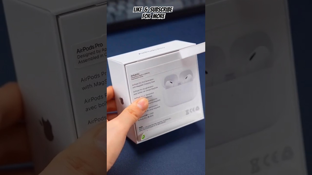 🍎 Airpods pro 2nd Generation unboxing⚡#appleairpodspro2 #apple #viral #trending #unboxing #shorts