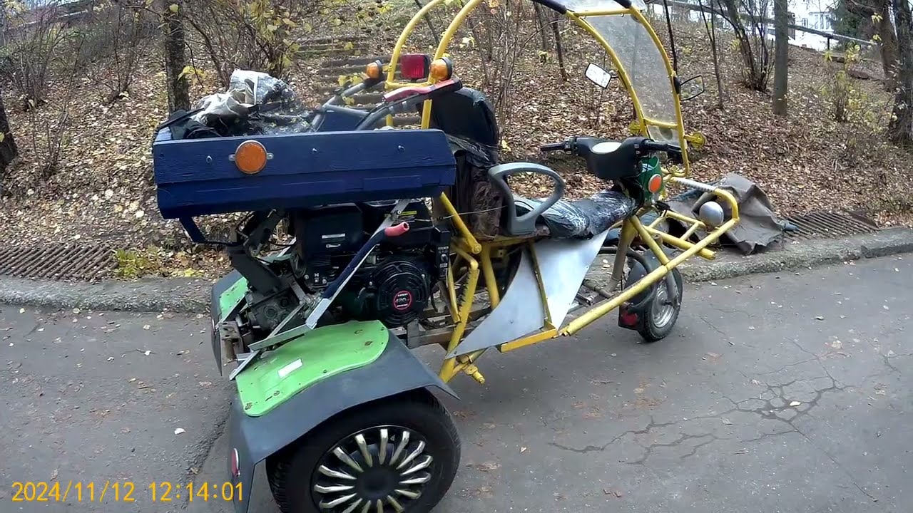 Трицикл БИНЧ-2, подготовка к Зиме.