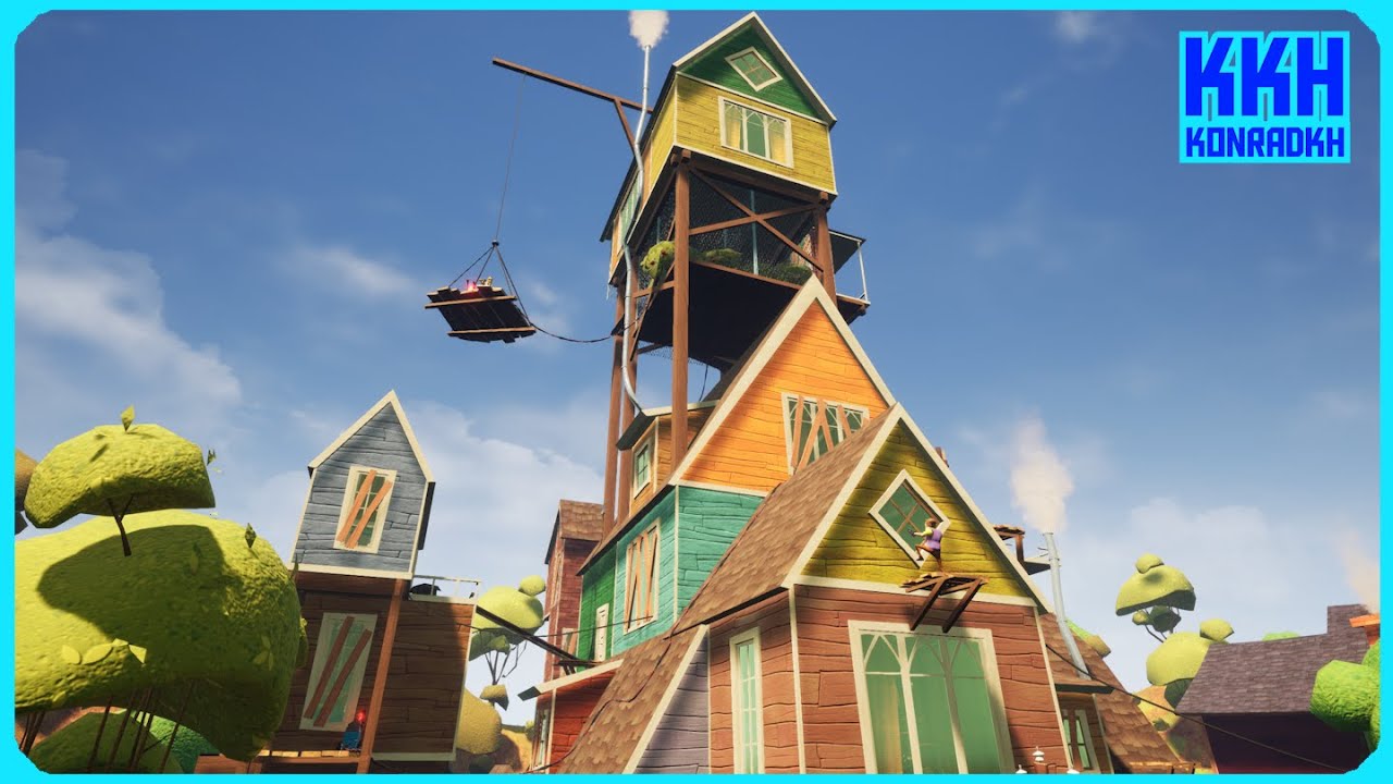 Neighbor puzzles Gameplay #1 | Hello Neighbor Mod