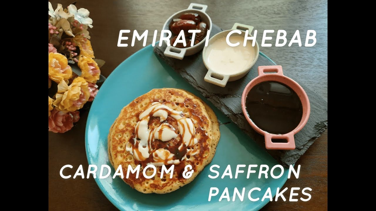Emirati Chebab | جباب إماراتي | Saffron & Cardamom Pancakes | Traditional Emirati Breakfast
