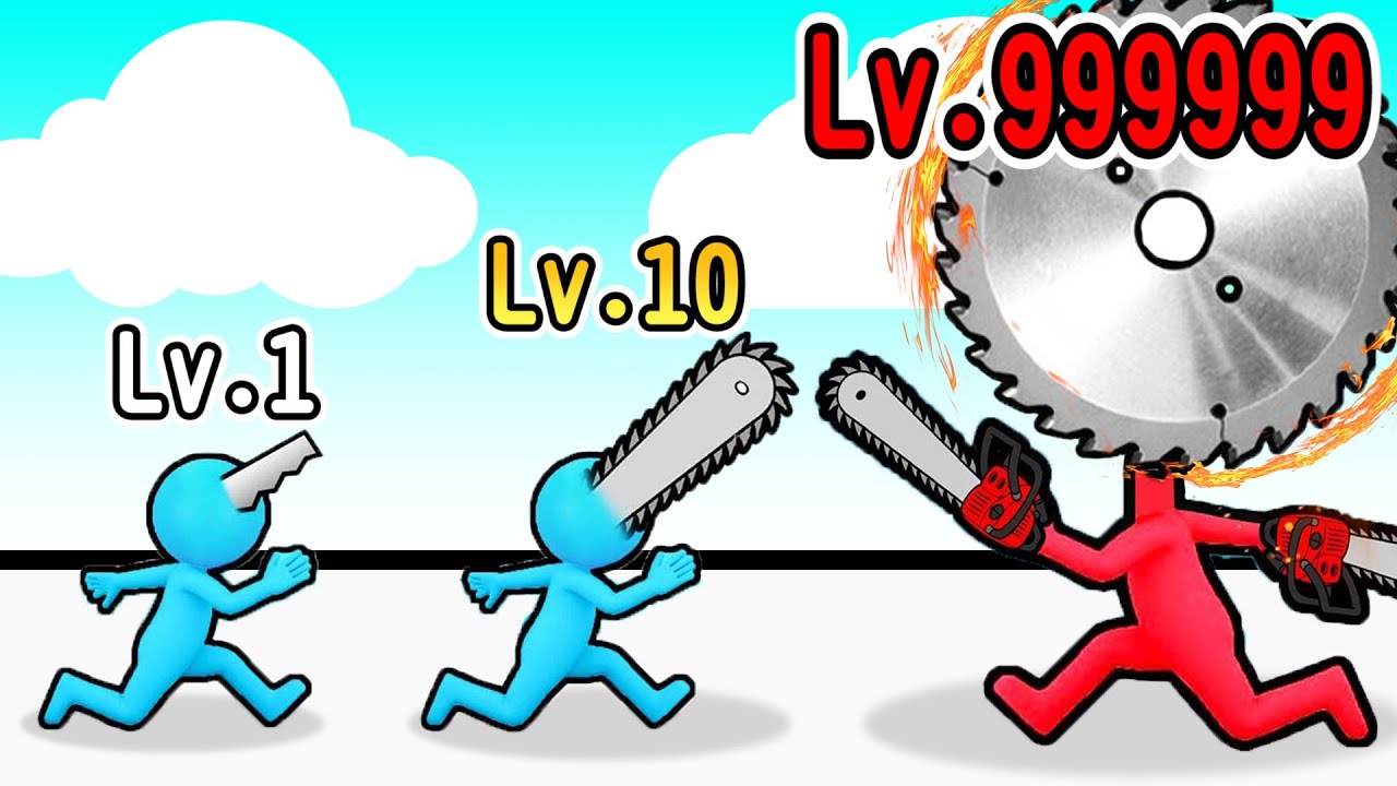 【鏈鋸合成跑酷】鏈鋸惡魔和刀之惡魔居然合體出新的惡魔了！？｜Chainsaw Merge.