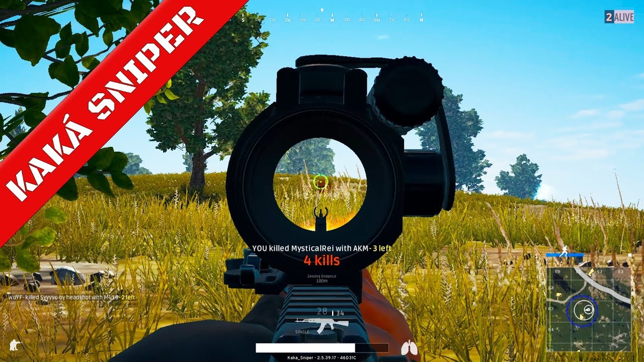 Kaká Sniper Airsoft - #1 lugar no Player Unknown Battleground!!!