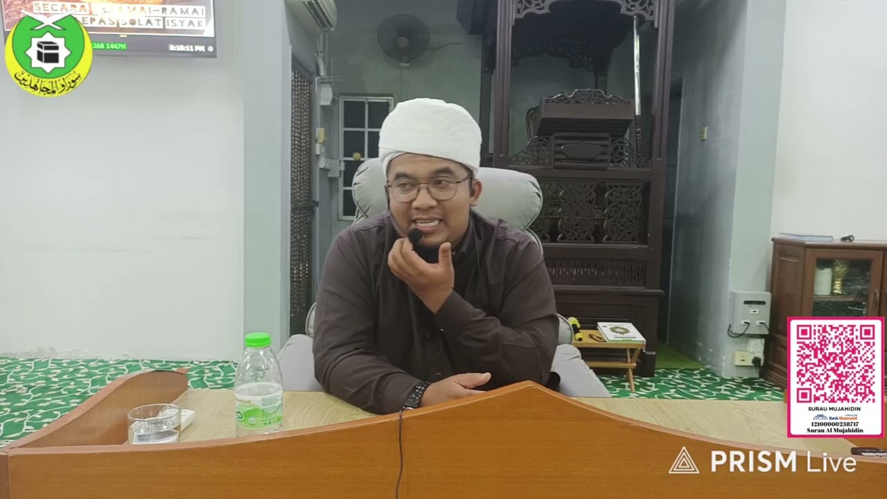 Kuliah Maghrib  12 Jan 2026 Ustaz Ahmad Farkhan Daie  Kitab Al Adab:  Adab Seharian Rasulullah SAW.