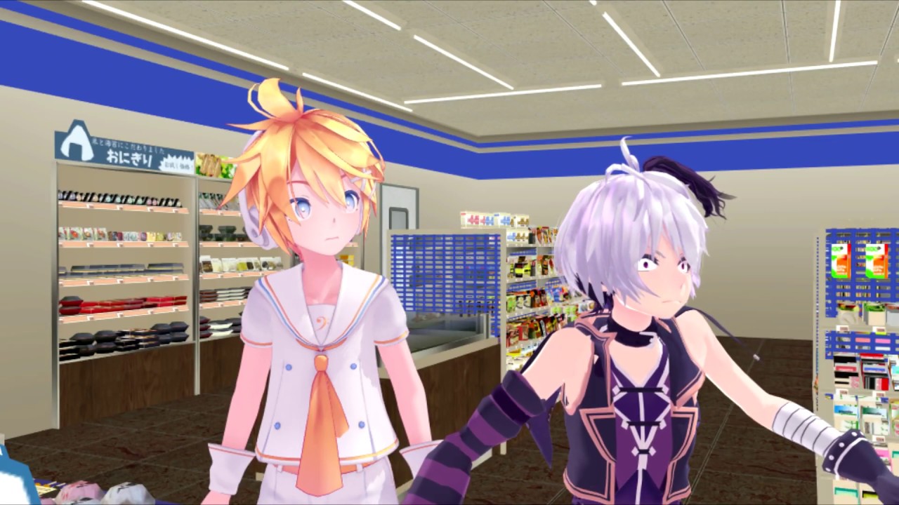 【Talkloid - MMD】Len va al Oxxo