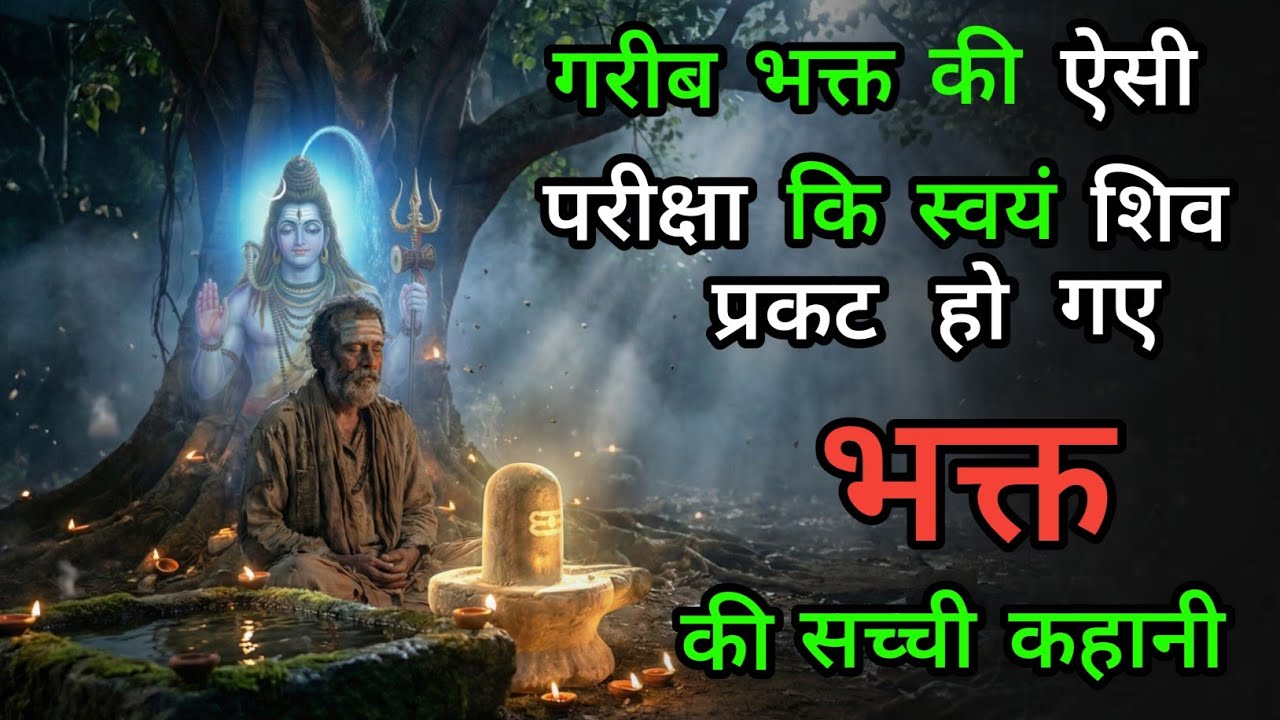 “गरीब भक्त की ऐसी परीक्षा कि स्वयं शिव प्रकट हो गए | भक्त की सच्ची कहानी”#shivbhakti #bhaktistory