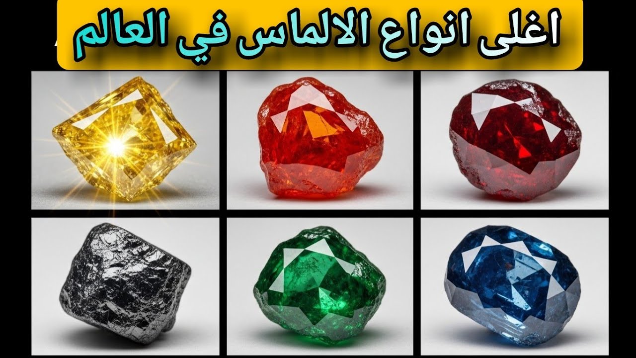اغلى و أندر أنواع الألماس في العالم 💯 الالماس الاحمر