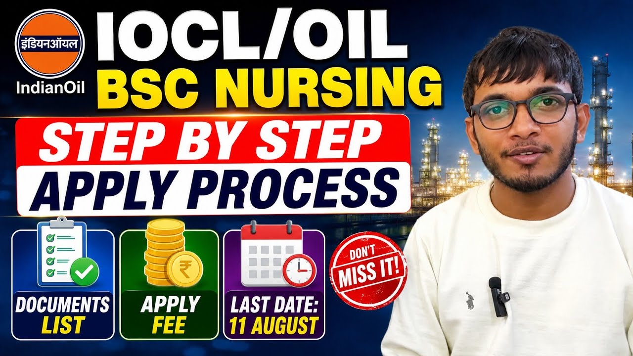 IOCL BSC NURSING 2026 Step By Step Apply Process 🔥| Documents Required ✅| SSUHS CEE
