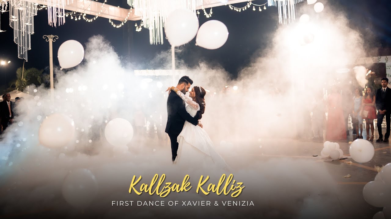 Kallzak Kalliz | Wedding First dance of Xavier & Venizia | The 7 Notes Band Goa (live)