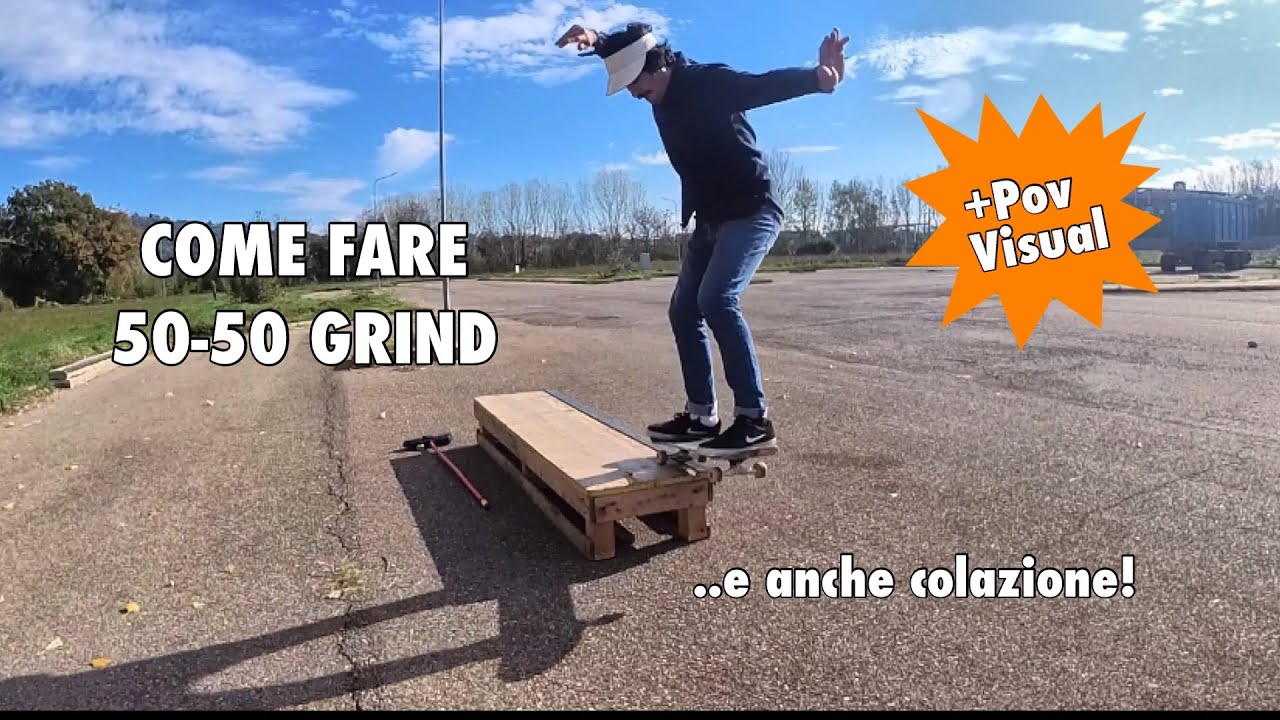 Come fare grind 50-50, tutorial ita #skateitalia #tutorialita