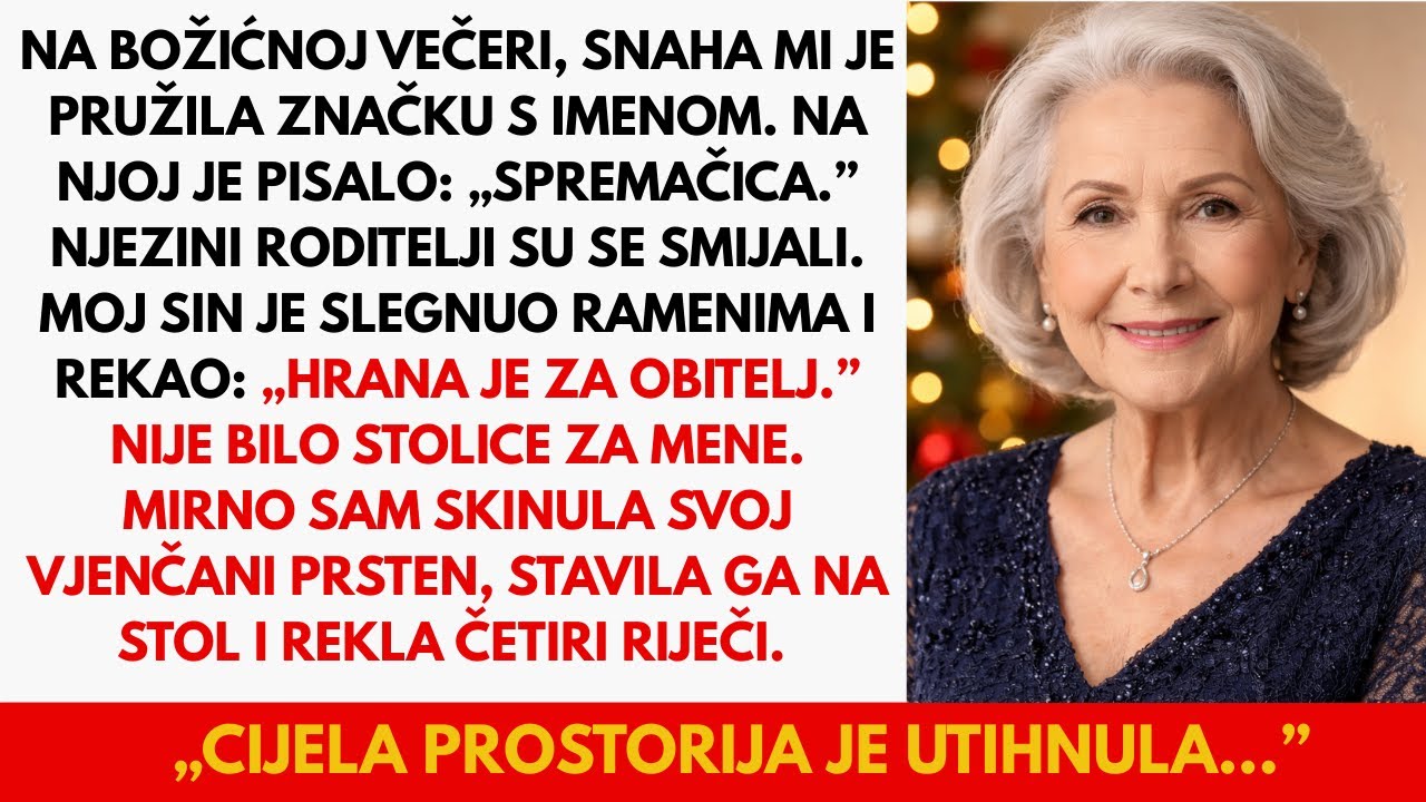 Moj sin je gledao kako mi na Božić oduzimaju mjesto — pa sam otišla i sve uzela natrag.