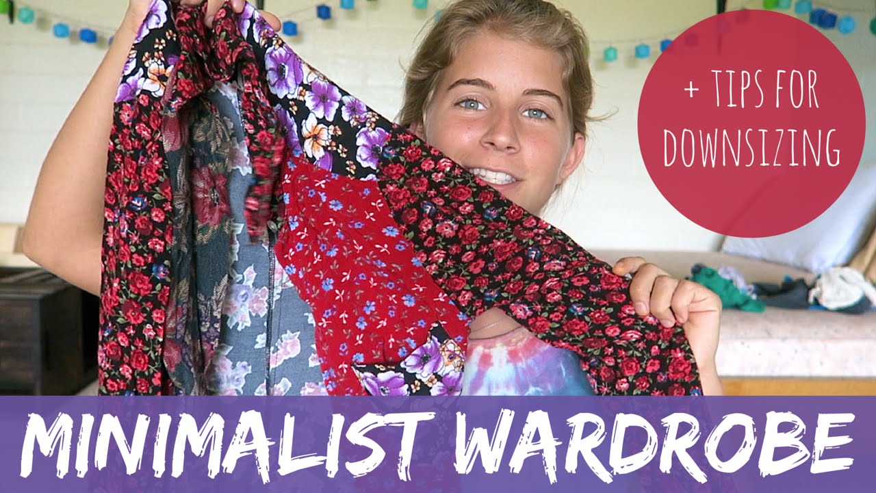MY MINIMALIST WARDROBE! +Tips For Downsizing