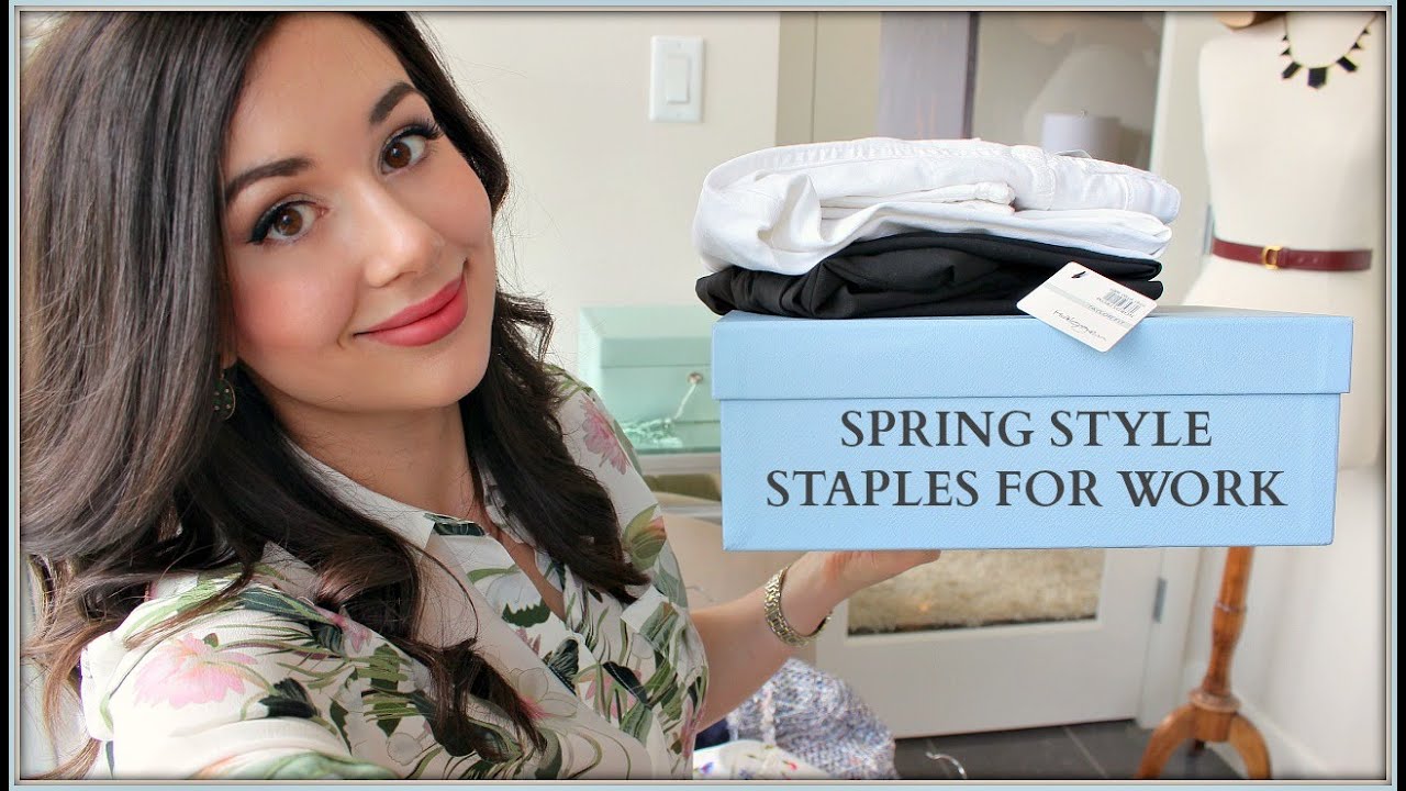 SPRING STYLE STAPLES FOR WORK | 7 MUST HAVE BASICS