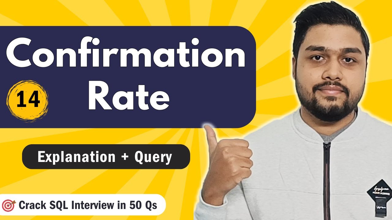 Confirmation Rate | Leetcode 1934 | Crack SQL Interviews in 50 Qs  #mysql #leetcode