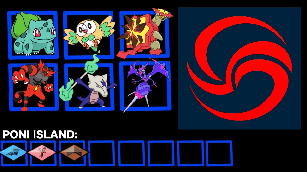 My Pokemon Team (Generation 1 - Generation 8)