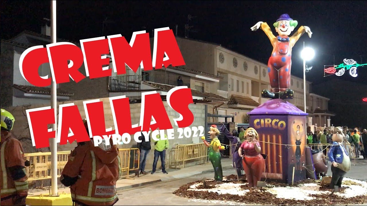 Crema Fallas 2022 Real Valencia VIDEO #4/5 Domingo 13