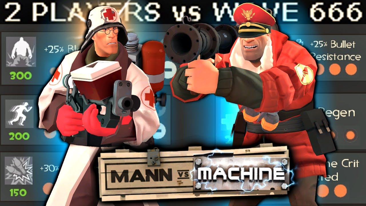 Two Players Vs WAVE 666🔸TF2 Gameplay 2024