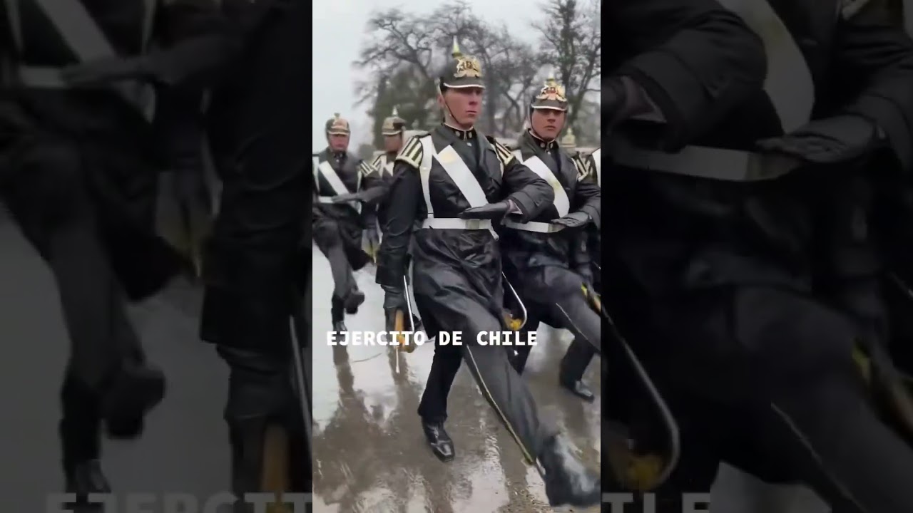 Stechschritt in Chile nach preu&szlig;ischer Tradition
