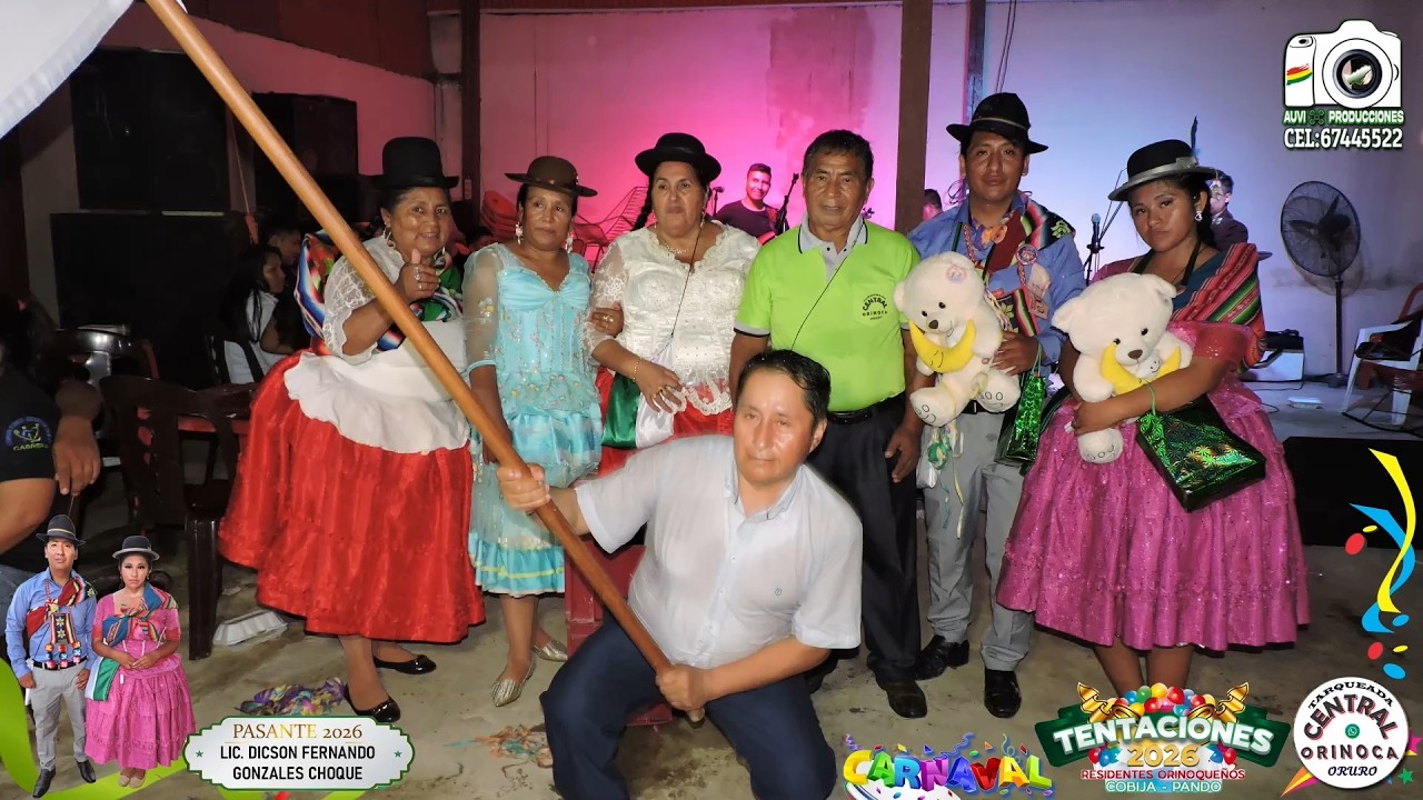 Tentaciones 2026 Residentes Orinoqueños FIESTA Cobija - Pando