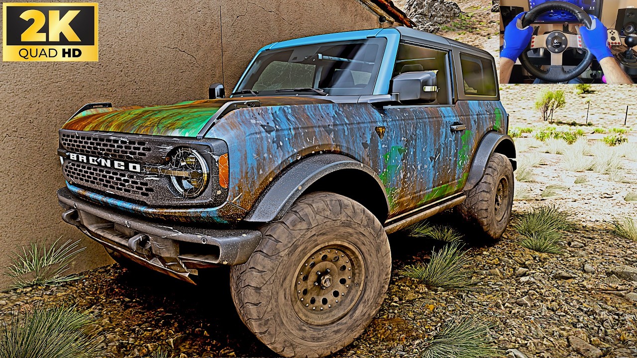 Rebuilding FORD BRONCO 🛠️ | Forza Horizon 5 | Steering Wheel POV
