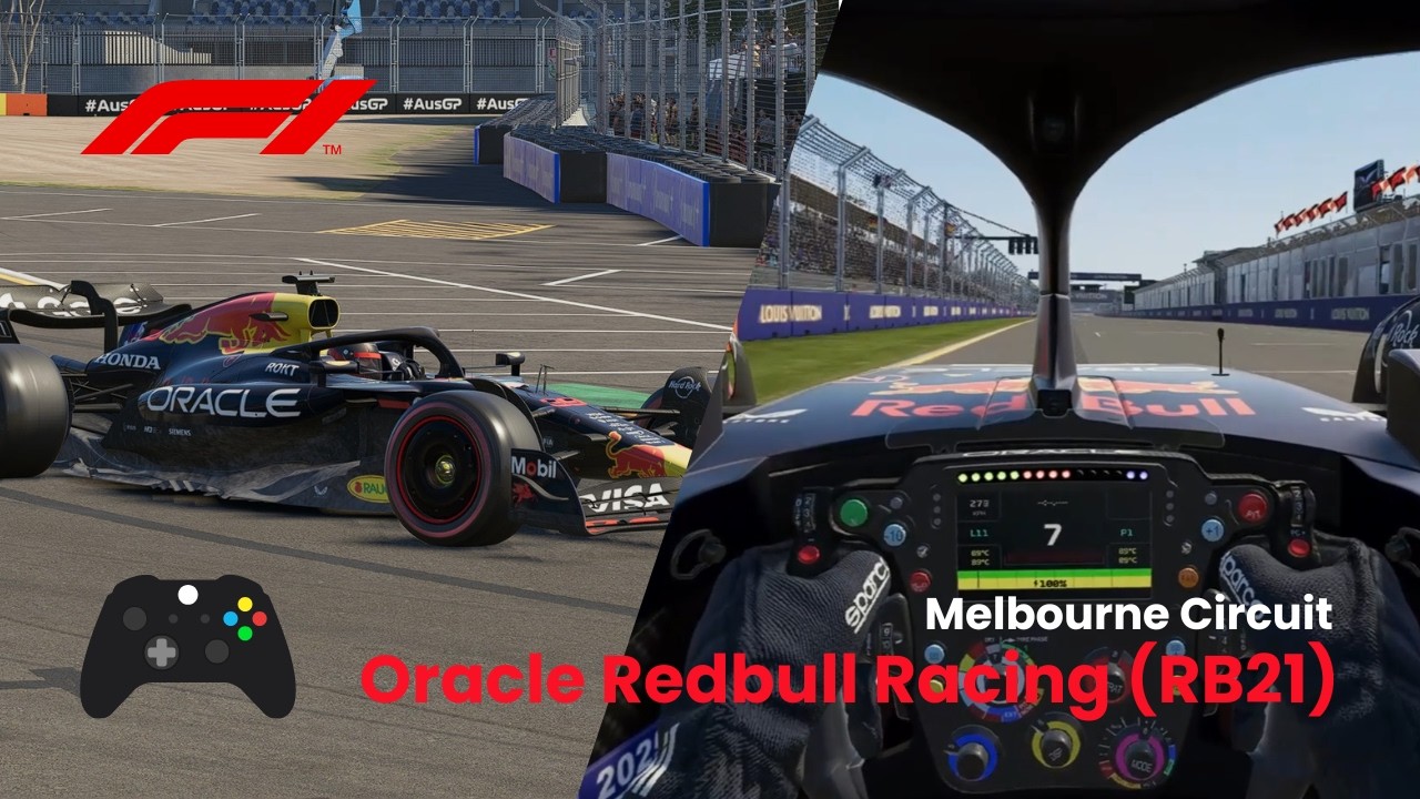 Australian GP Oracle RedBull Racing (RB21) Practice Laps | F1 25