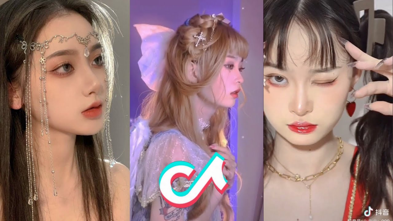 BEST CHINESE MAKEUP TRANSFORMATION TIKTOK Douyin 🥀 #makeup #art #tiktokTQ #tiktok #douyin
