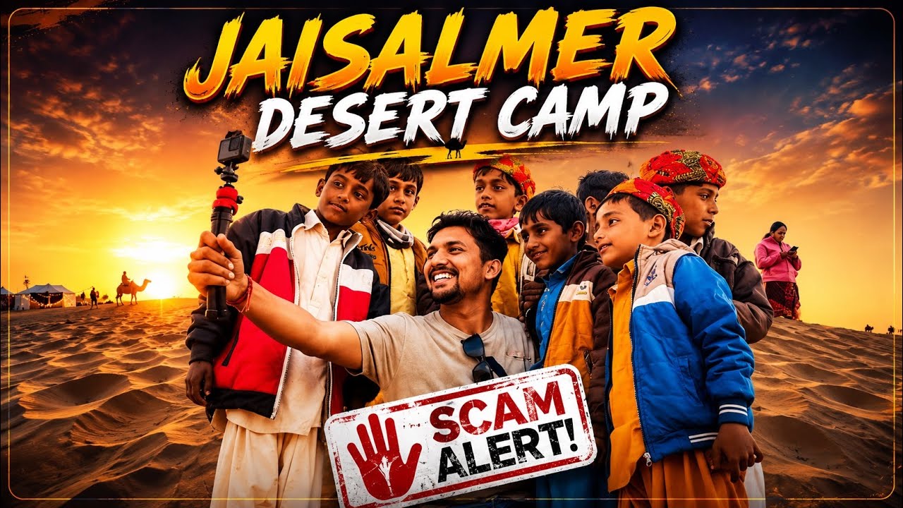 JAISALMER DESERT CAMP SCAM | CAMEL RIDE | THAR RIDE | VLOG58 | RAJSTHAN TRIP