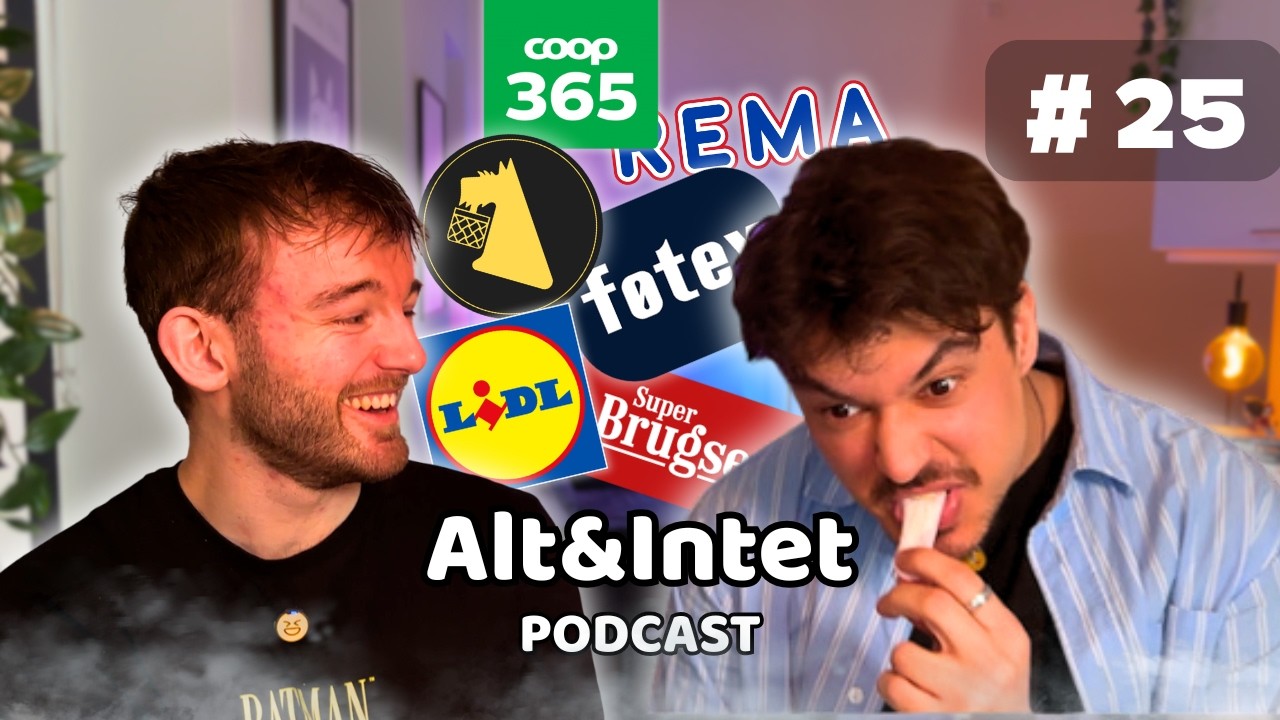 DEN BEDSTE DAGLIGVAREBUTIK! VI MØDER VORES IDOLER?! & ROBOTAXI | Ep 25 | Alt&Intet Podcast