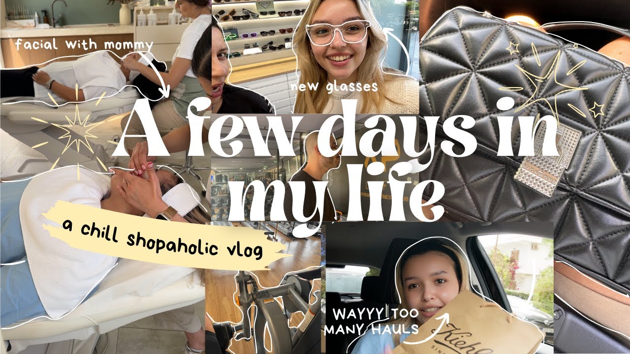 A chill vlog of a few days in my life *FILLED* w/hauls and shopping