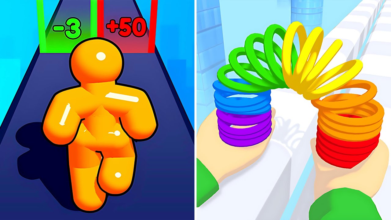 Tall Man Run🆚Toy Spring Max Levels Walkthrough 9999 Mobile Gameplay HREW11