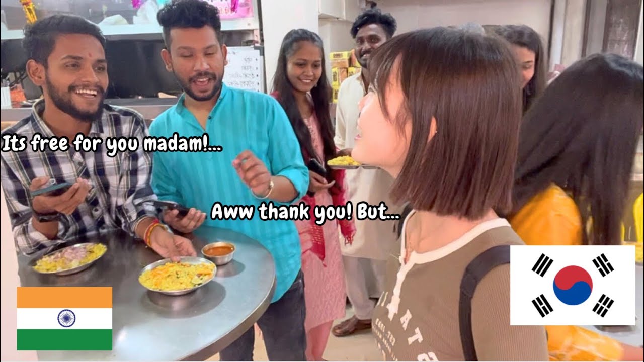 Indian 🇮🇳 people hospitality always makes me touch!! 🇮🇳❤️🇰🇷