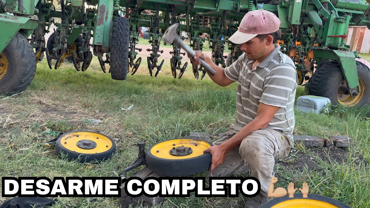 Todos los DISCOS y BUJES NUEVOS para la SEMBRADORA, El MACROSA sigue con PROBLEMAS