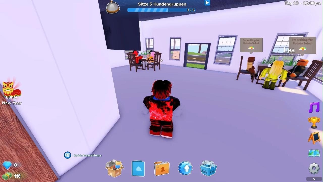 Ich spiele. Restaurant Tycoon drei part drei