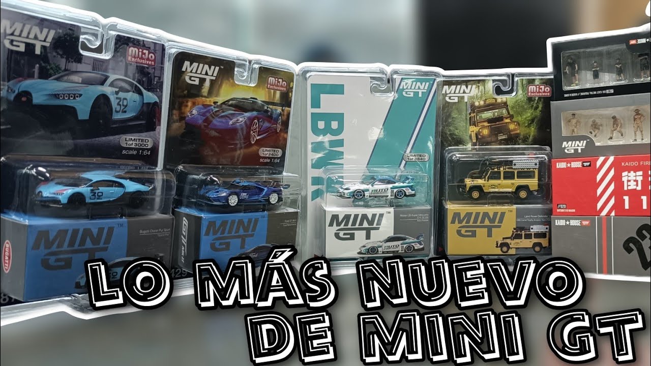 Umboxing 🔥 lo más  NUEVO  de  MINI GT para tu COLECCIÓN / land rober nissan / kaido hous