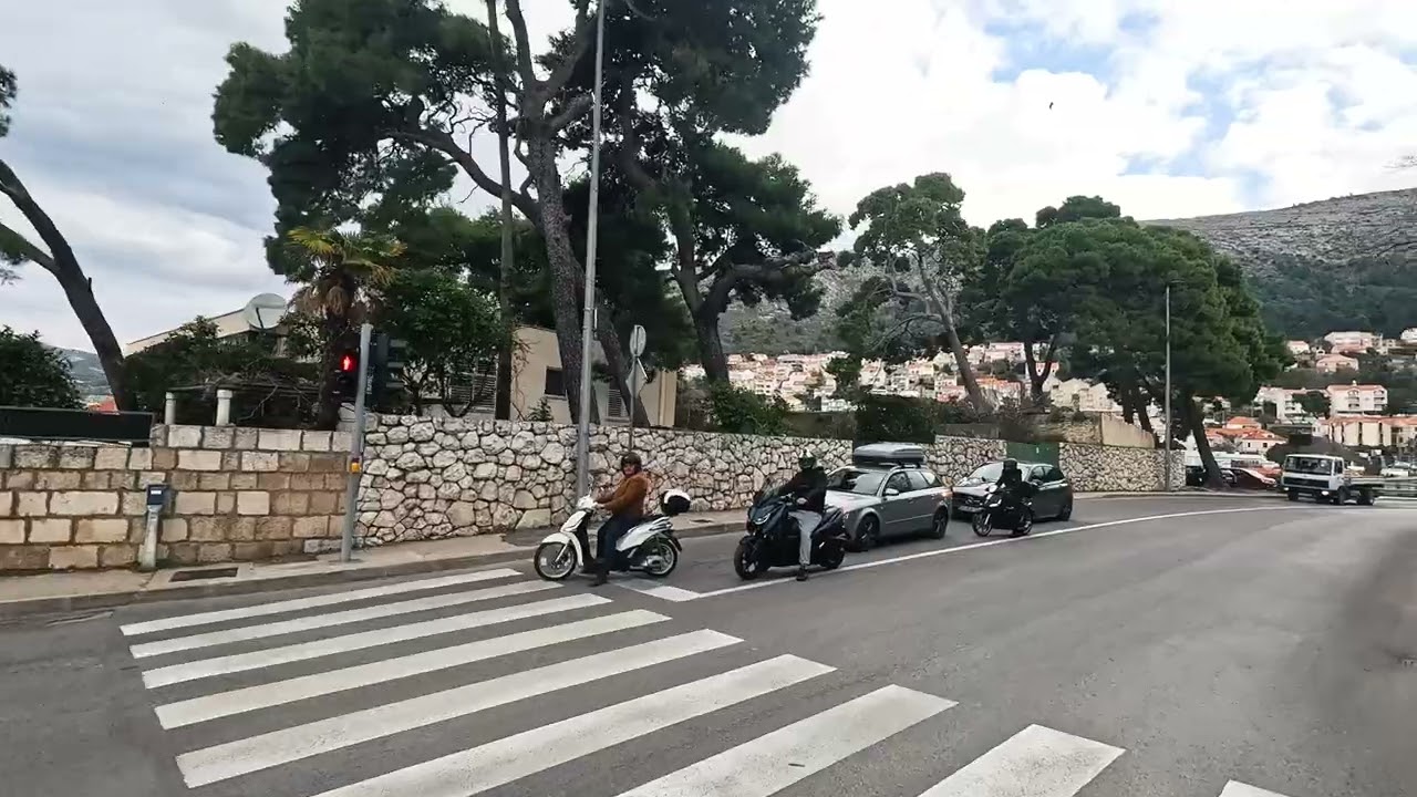 4K Driving - Dubrovnik, to top of Mount Srđ (Homeland War Museum)