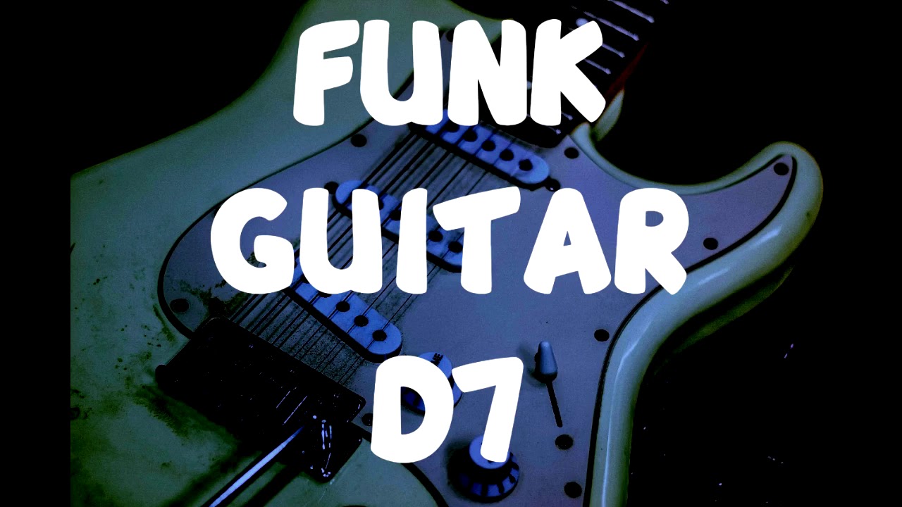 🎼 Backing Tracks Funk GUITAR - D7
