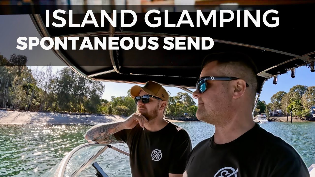 We took the boat to an island camping and slept in a shipping container | Spontaneous Send