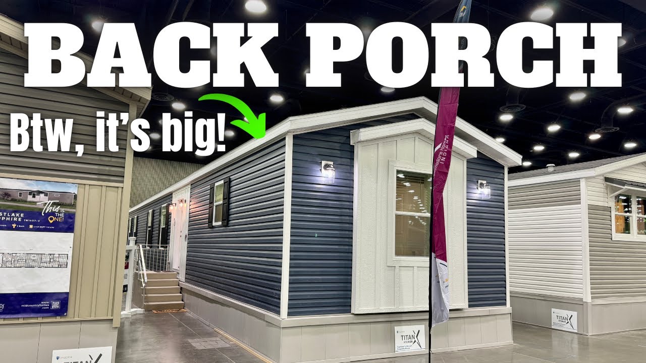 A single wide mobile home w/ a GUEST SUITE included! Prefab House Tour