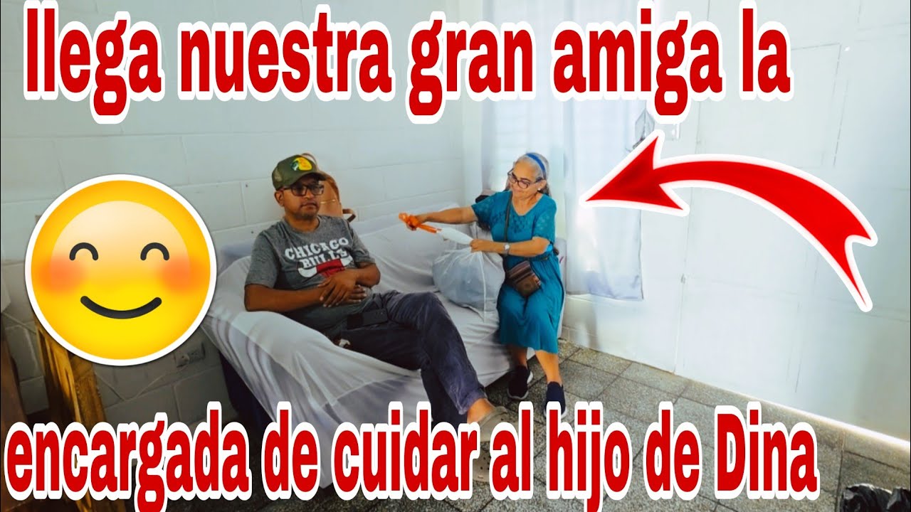 Dina les presenta a la persona encargada de cuidar al hijo en san salvador😱😳