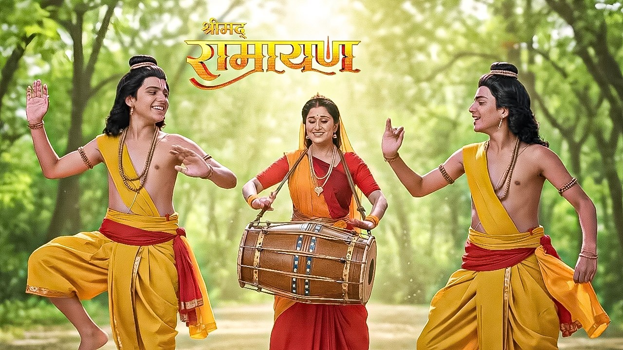 सीता माता ने जंगले में ढोल बजा के Love-Kush को करवाया डांस|| Shrimad Ramayan || Full Episode ||