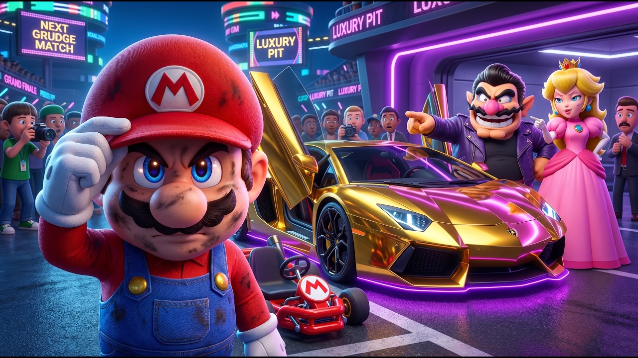 HE LOST EVERYTHING... then he built THIS! 🏎️🔥 | Super Mario Stories