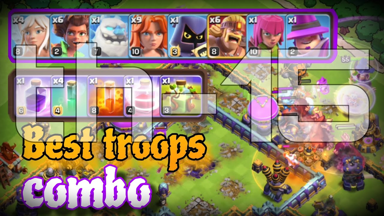 Best troops combo th15|| best troops in th15 attack strategy||best army th15