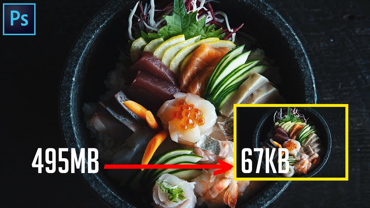 Как уменьшить размер файла JPEG без потери качества в Photoshop