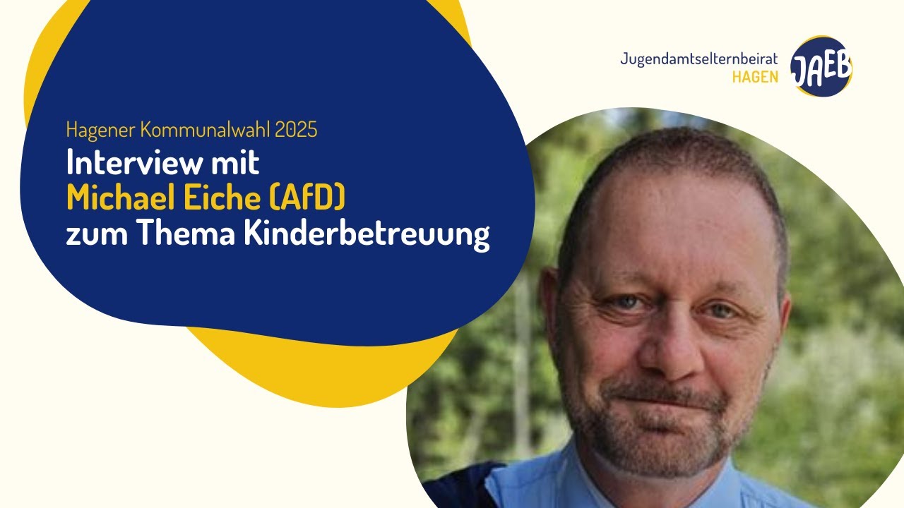 Interview mit Michael Eiche (AfD) – Kinderbetreuung in Hagen | JAEB Hagen Kommunalwahl 2025